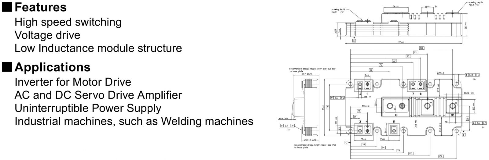 PRIMEPACK2 IGBT TRANSISTOR MODULS FUJI